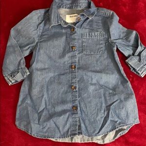 Old Navy Denim Top• toddler 4T